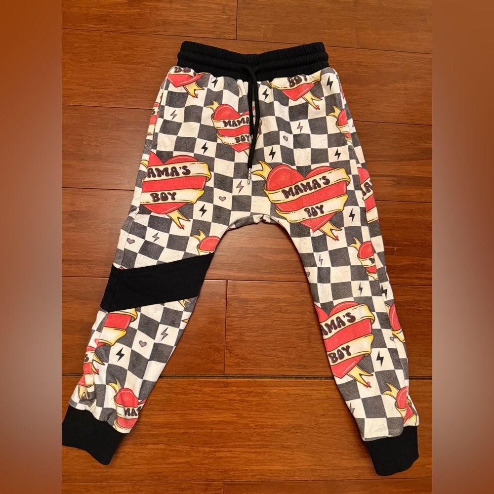 Checkered Kids Sweatpants